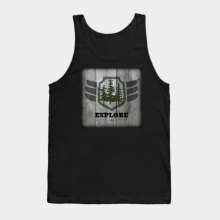 EXPLORE Adventure Camping Hiking Outdoorsmen Tank Top